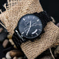 Regalo Para Hombre El Amor De Mi Vida | Regalo Para Novio | Regalo Para Esposo | Regalo Reloj Personalizado Negro Con Mensaje Grabado