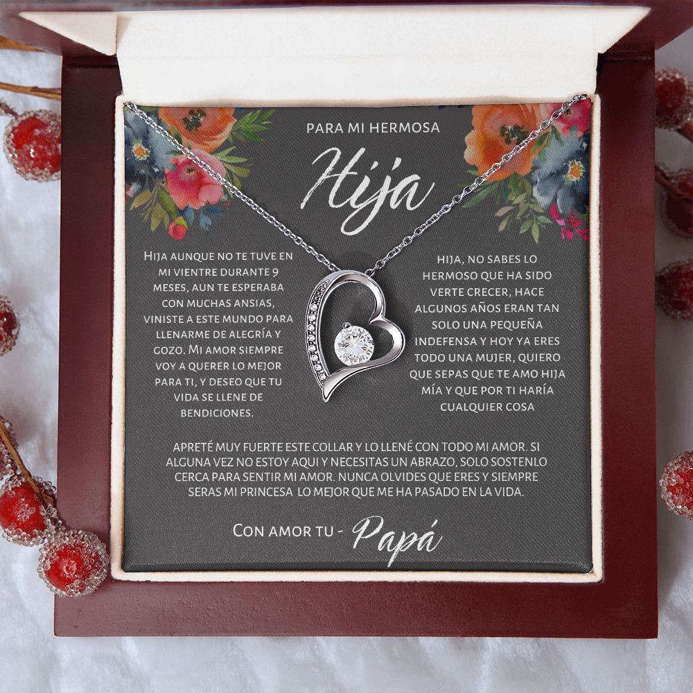 Regalo De Papa Para Hija Collar Joya Para Mujer Cumpleaños Hija Graduacion