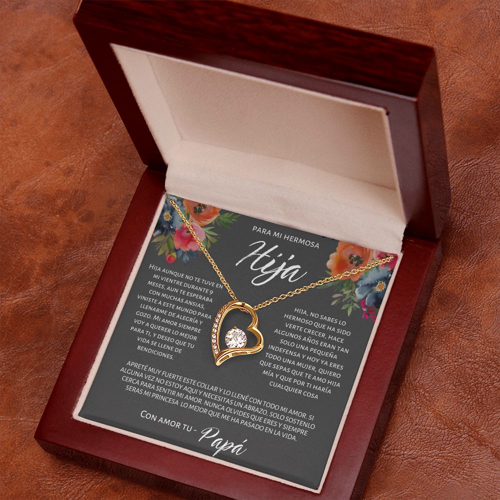 Regalo De Papa Para Hija Collar Joya Para Mujer Cumpleaños Hija Graduacion