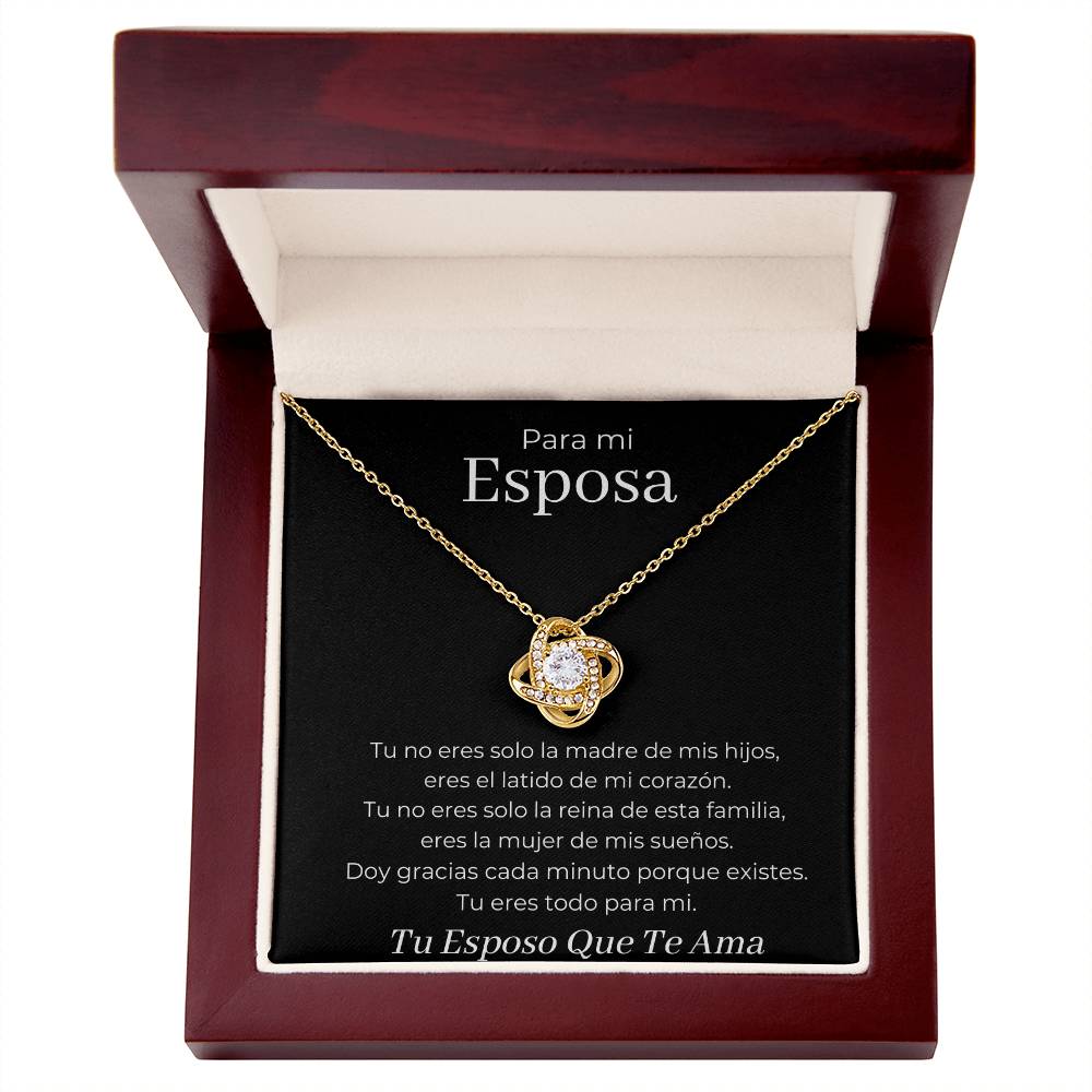 Para Mi Esposa Collar de Regalo Personalizado Regalo Para Mujer Regalo Esposa Cumpleaños, Aniversario, Navidad, Regalo dia de lo enamorados