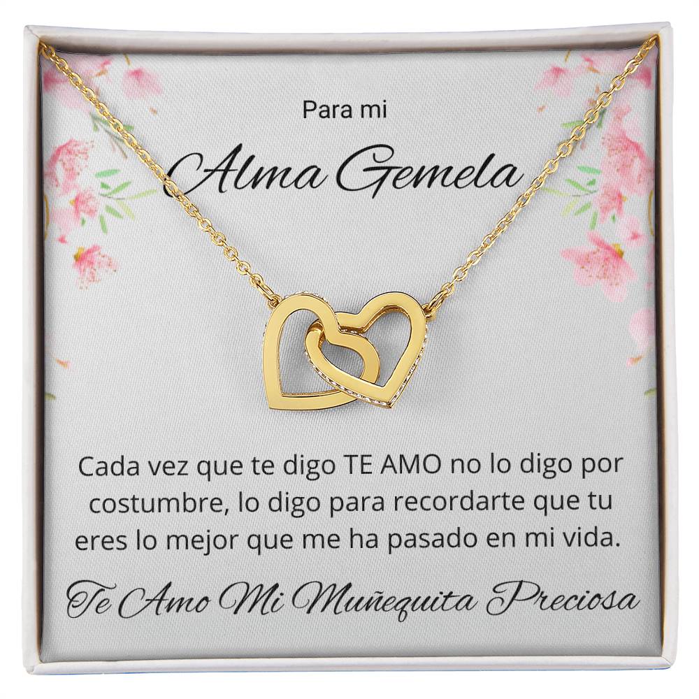 Regalo Para Mujer Te Amo Mi Muñequita Collar De Corazones Para Esposa o Novia