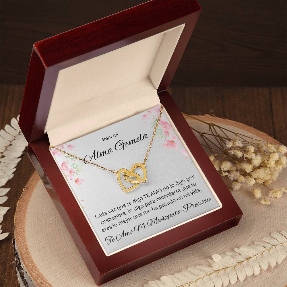 Regalo Para Mujer Te Amo Mi Muñequita Collar De Corazones Para Esposa o Novia