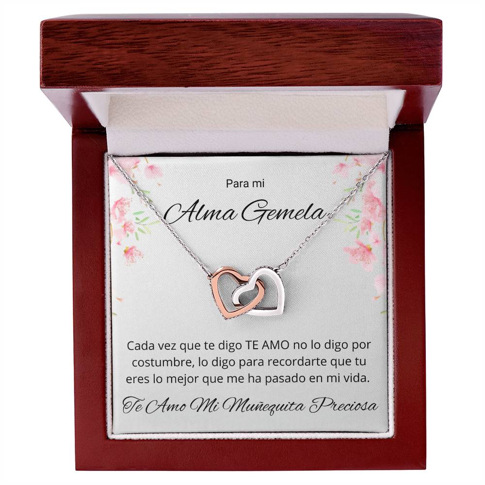 Regalo Para Mujer Te Amo Mi Muñequita Collar De Corazones Para Esposa o Novia