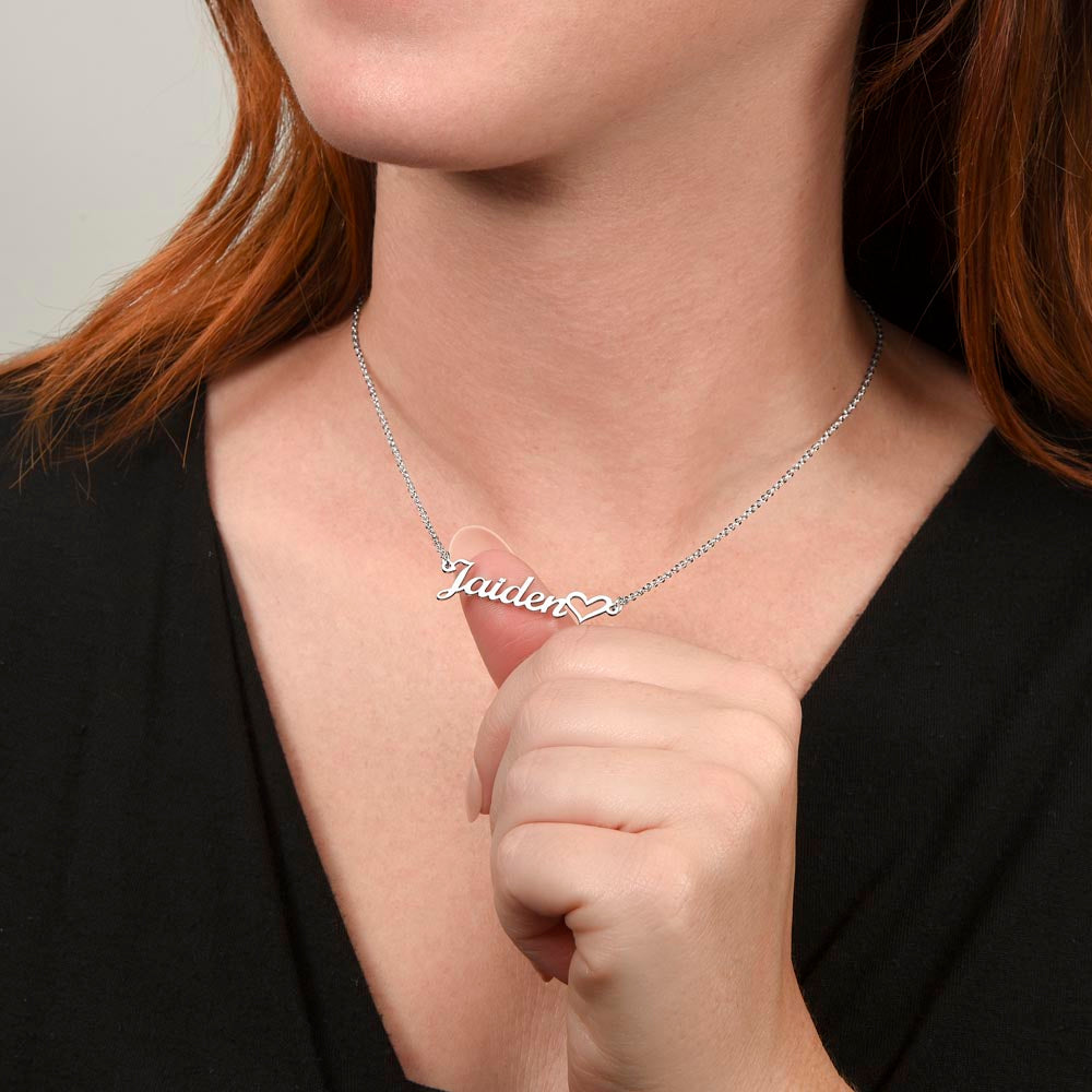 Regalo Personalizado Para Mujer Regalo Mejor Amiga Collar Pendiente Con Nombre Navidad