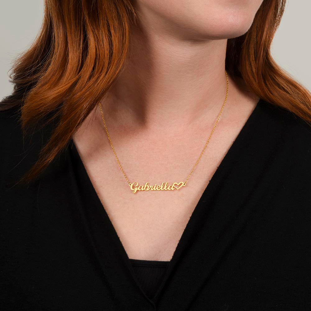 Regalo Personalizado Para Mujer Regalo Mejor Amiga Collar Pendiente Con Nombre Navidad