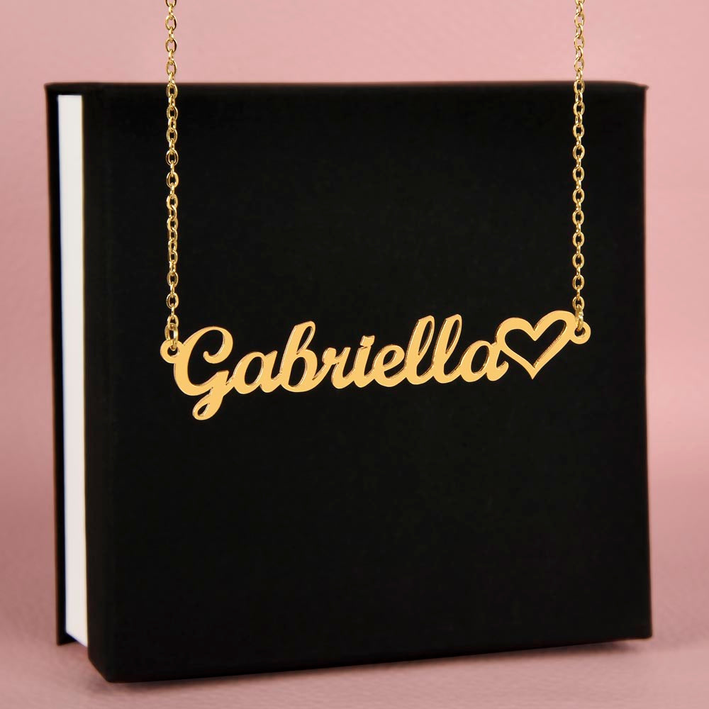 Regalo Personalizado Para Mujer Regalo Mejor Amiga Collar Pendiente Con Nombre Navidad