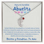 Personalized pregnancy announcement Gift for Grandma baby announcement Abuelita gift Spanish gifts New grandma gift Anuncio de Futura abuela