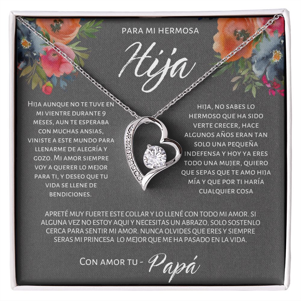 Regalo De Papa Para Hija Collar Joya Para Mujer Cumpleaños Hija Graduacion