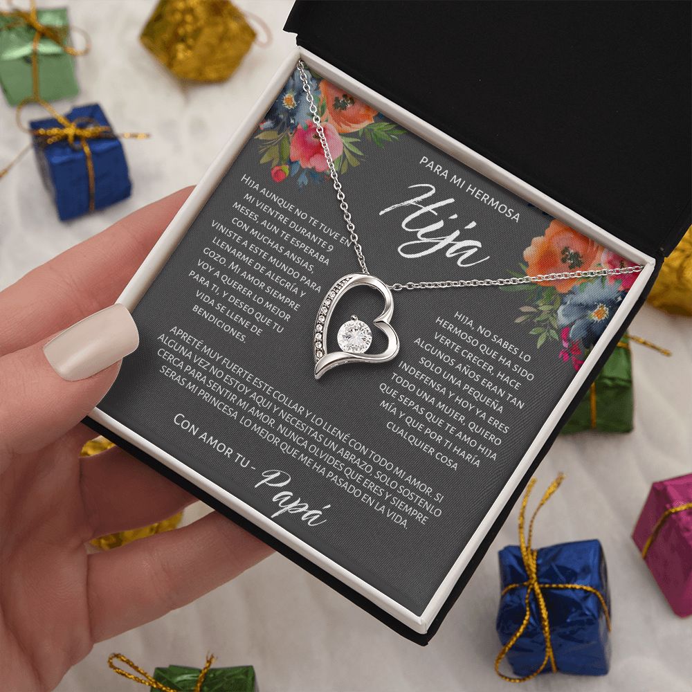 Regalo De Papa Para Hija Collar Joya Para Mujer Cumpleaños Hija Graduacion