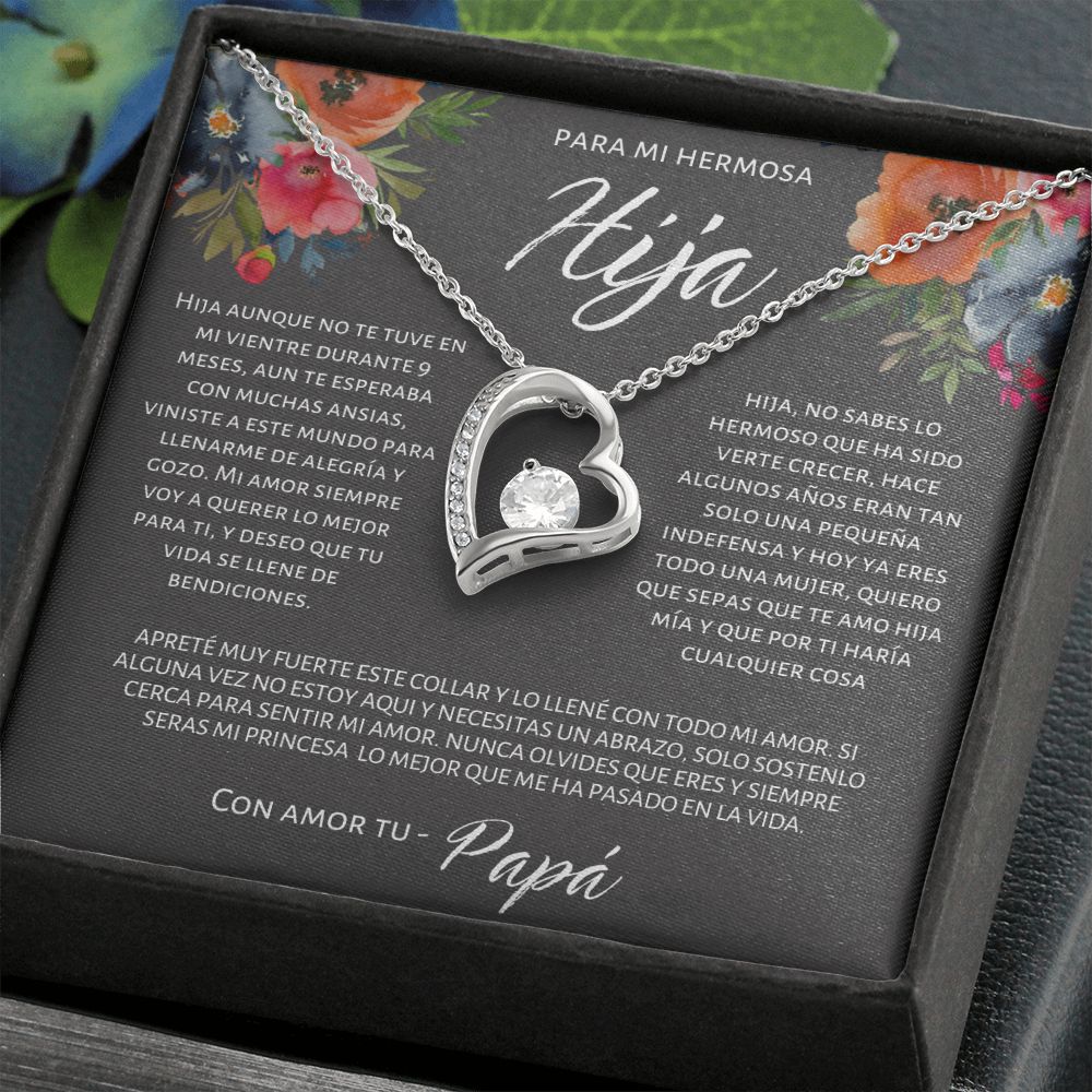 Regalo De Papa Para Hija Collar Joya Para Mujer Cumpleaños Hija Graduacion