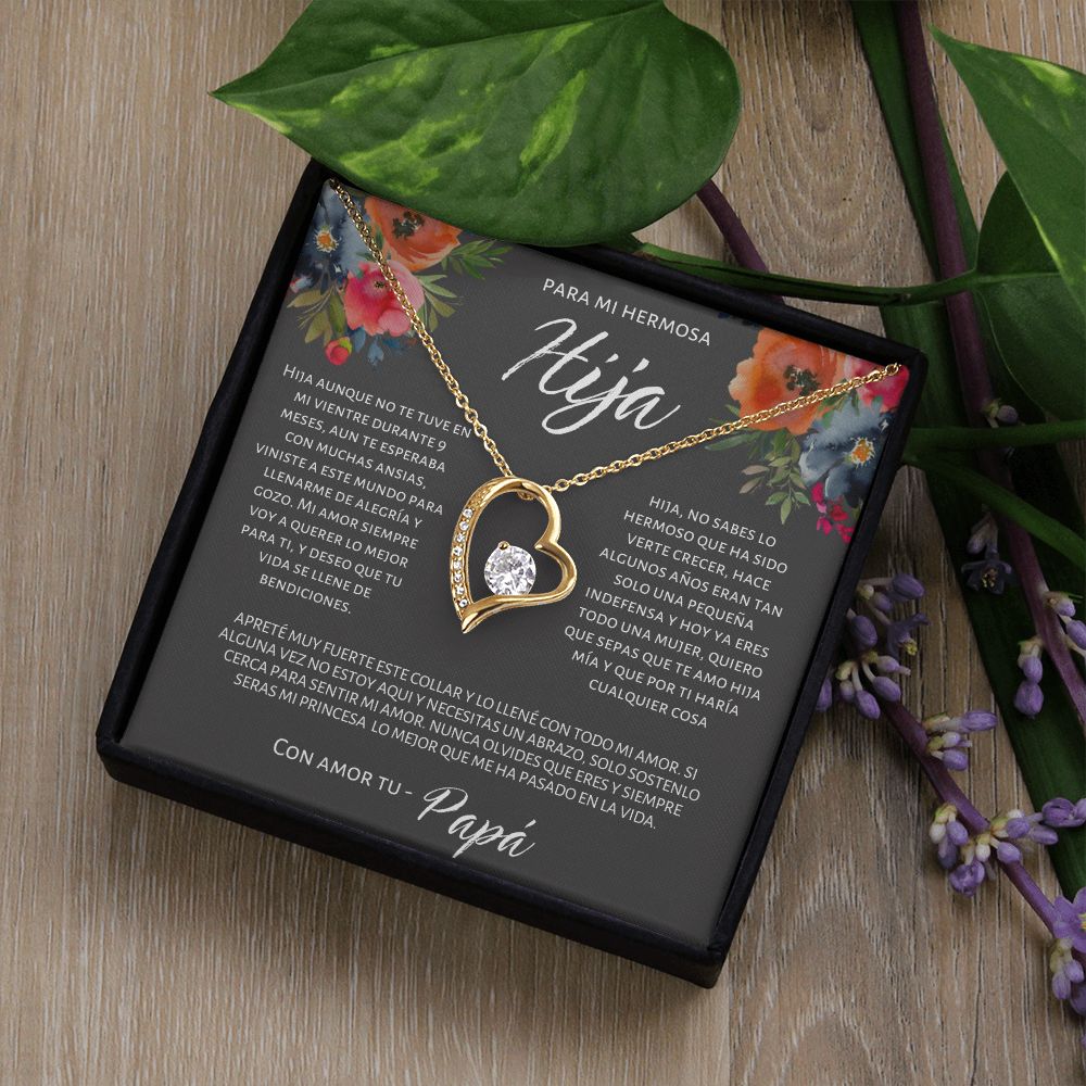 Regalo De Papa Para Hija Collar Joya Para Mujer Cumpleaños Hija Graduacion