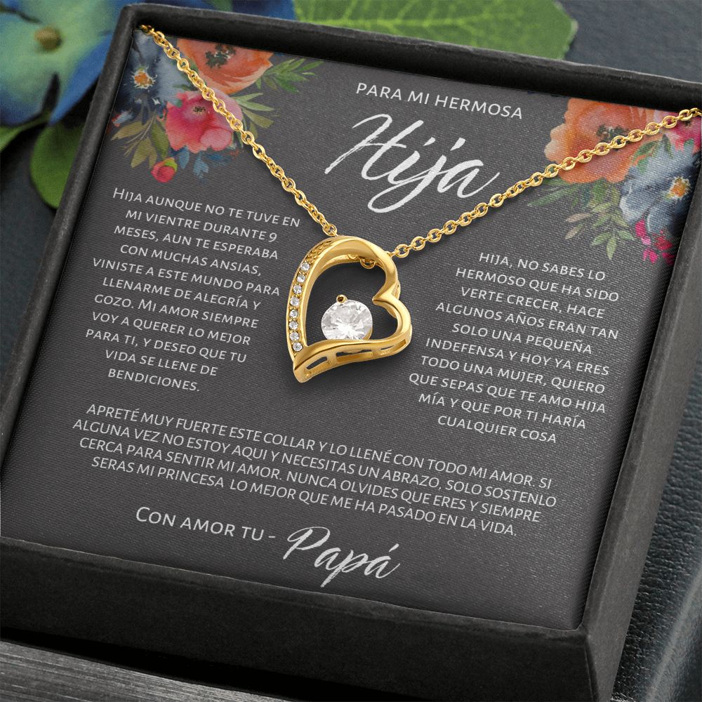 Regalo De Papa Para Hija Collar Joya Para Mujer Cumpleaños Hija Graduacion