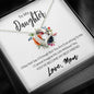 Mom And Daughter Gift To my Daughter Forever Love Necklace