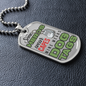 Gift For Dad Luxury Military Necklace "Some Heroes"