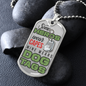Gift For Dad Luxury Military Necklace "Some Heroes"