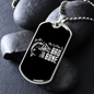 Luxury Military Necklace Gift For Dad "Bad to the bone"