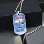 Gift for Dad Luxury Military Necklace