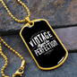 Luxury Military Necklace: Gift For Dad