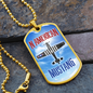 Gift for Dad Luxury Military Necklace