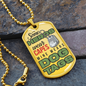 Gift For Dad Luxury Military Necklace "Some Heroes"