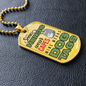 Gift For Dad Luxury Military Necklace "Some Heroes"