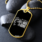 Luxury Military Necklace Gift For Dad "Bad to the bone"