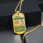 Gift For Dad Luxury Military Necklace "Some Heroes"