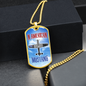 Gift for Dad Luxury Military Necklace