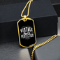 Luxury Military Necklace: Gift For Dad