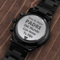 "ERES EL MEJOR PADRE DEL MUNDO" Regalo De Hija Para Papa Reloj Con Frase Grabada Gift for Daughter