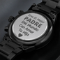 "ERES EL MEJOR PADRE DEL MUNDO" Regalo De Hija Para Papa Reloj Con Frase Grabada Gift for Daughter