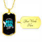 Luxury Military Necklace Gift For Reel Cool Dad