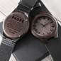 Regalo Dia Del Padre Reloj de Madera Grabado de Hombre Regalo de Hijo Para Papa