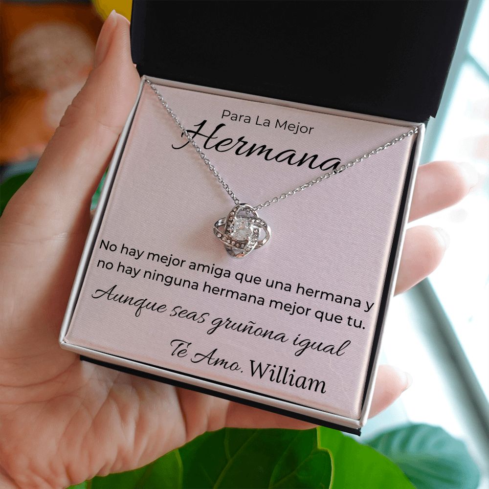 Regalo Para La Mejor Hermana Collar Mujer
