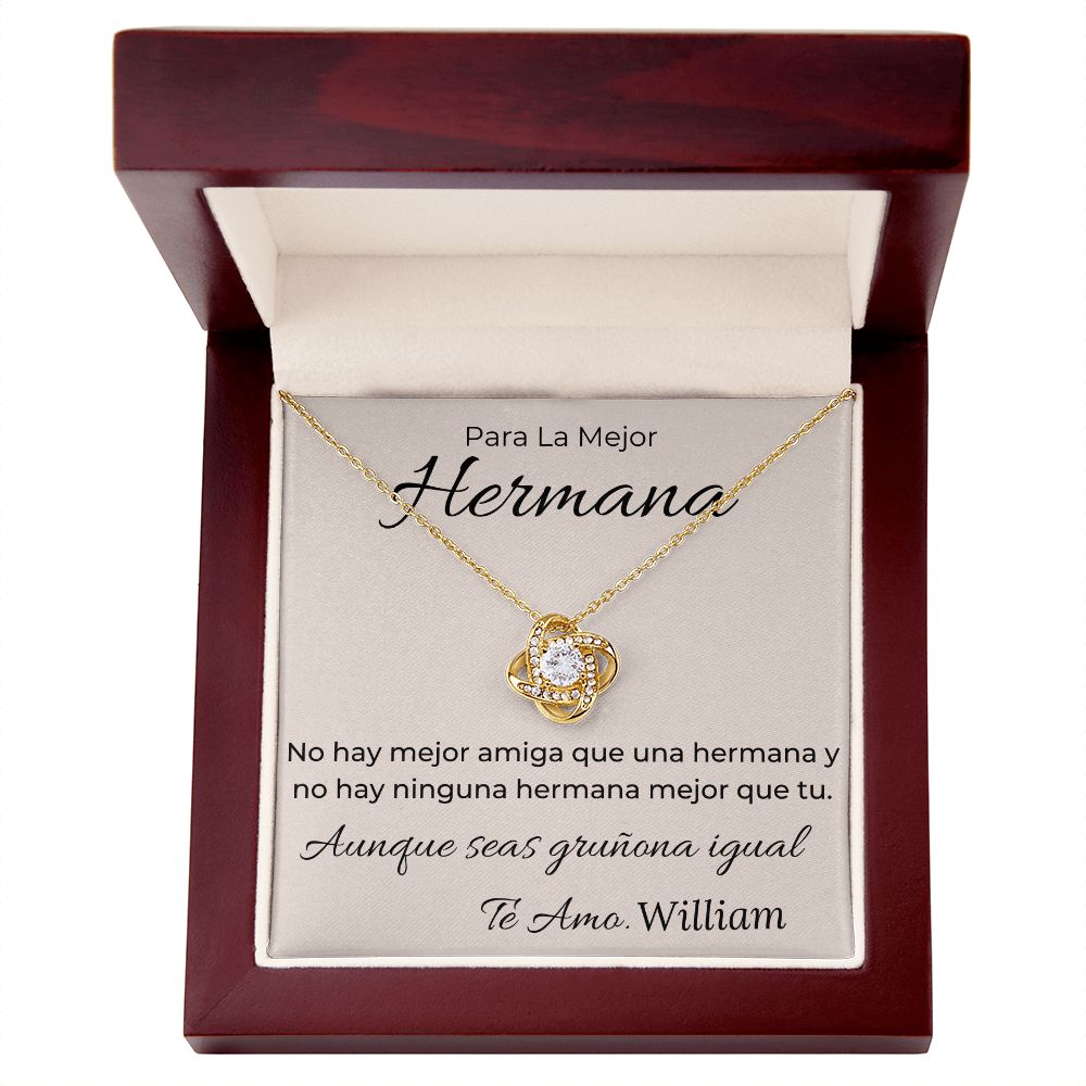 Regalo Para La Mejor Hermana Collar Mujer
