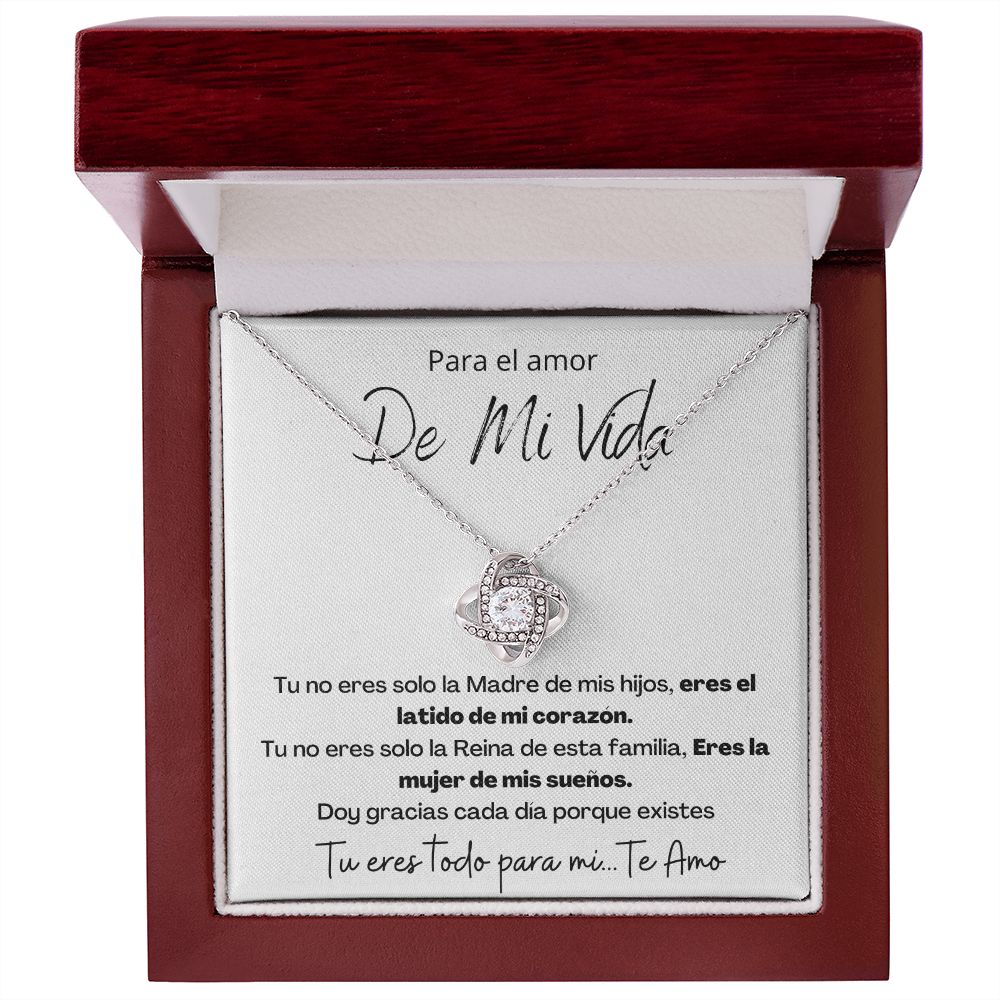 Para el amor de mi vida regalo de esposo para esposa