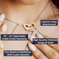 Gifts for Dietitian - Hearts Necklaces