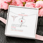 To My Nurse Wife. Love, Your Husband. Personalized Necklace