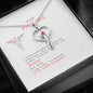 To My Nurse Wife. Love, Your Husband. Personalized Necklace