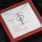To My Nurse Wife. Love, Your Husband. Personalized Necklace