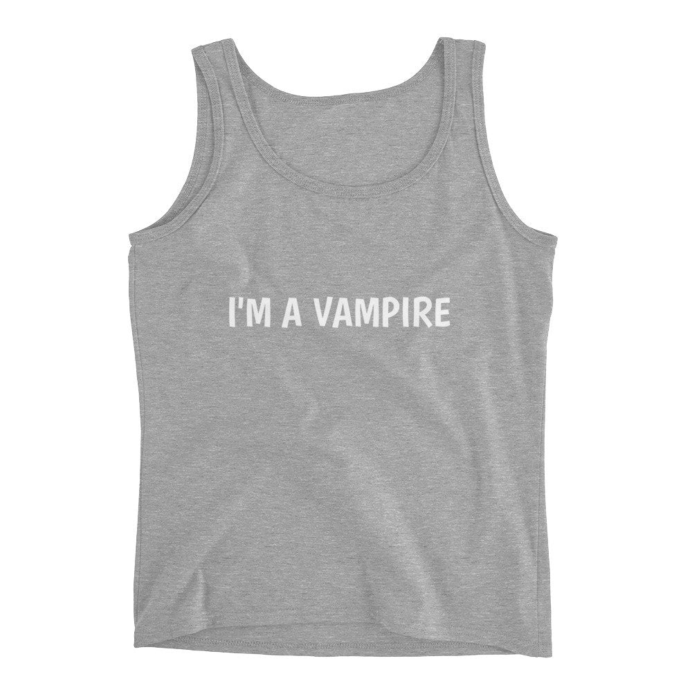 Vampire T-Shirt Sleeveless Vampire Lightweight Tank Top Gift Shirt