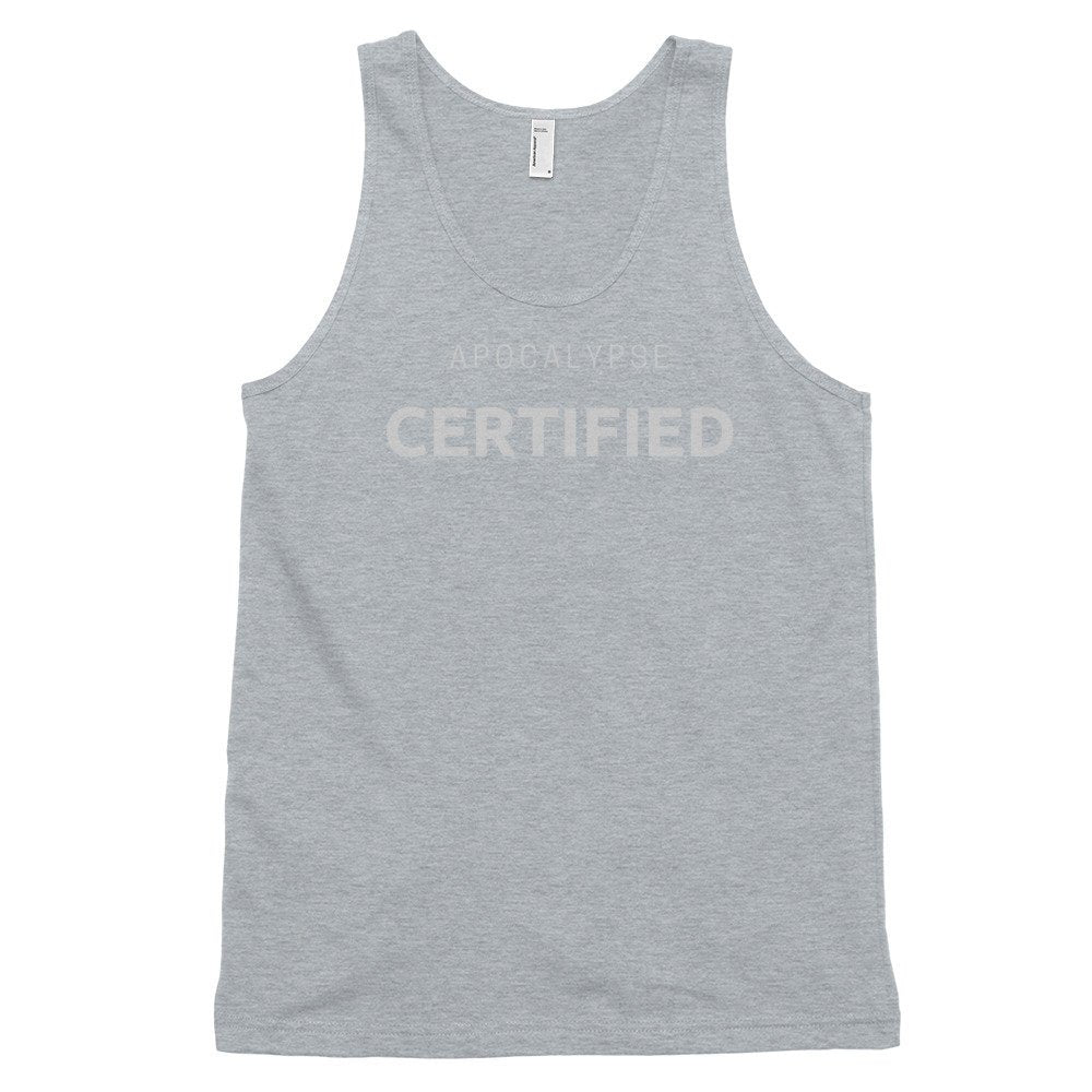 Apocalypse Certified Zombie fan tank top (unisex) shirt - Zombie Apocalypse Survival Gift Shirt Active Classic