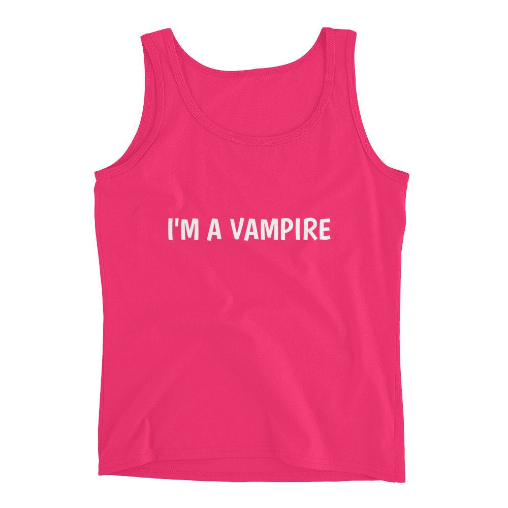 Vampire T-Shirt Sleeveless Vampire Lightweight Tank Top Gift Shirt
