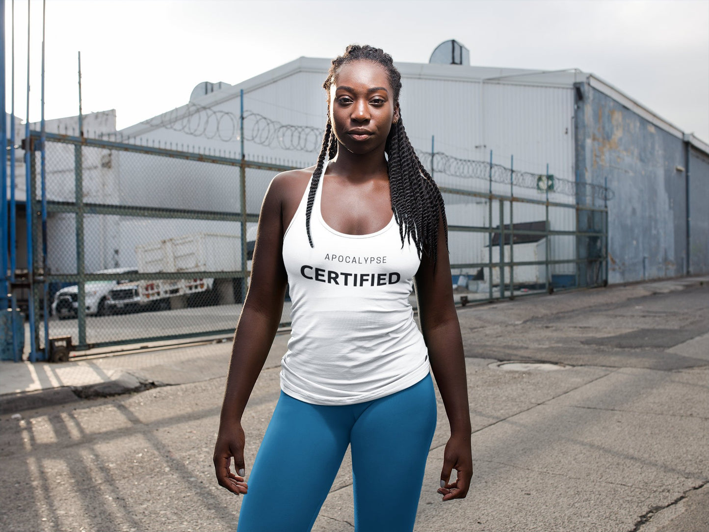 Apocalypse Certified Ladies' Tank Top Zombie fan shirt - Zombie Apocalypse Survival Gift Shirt