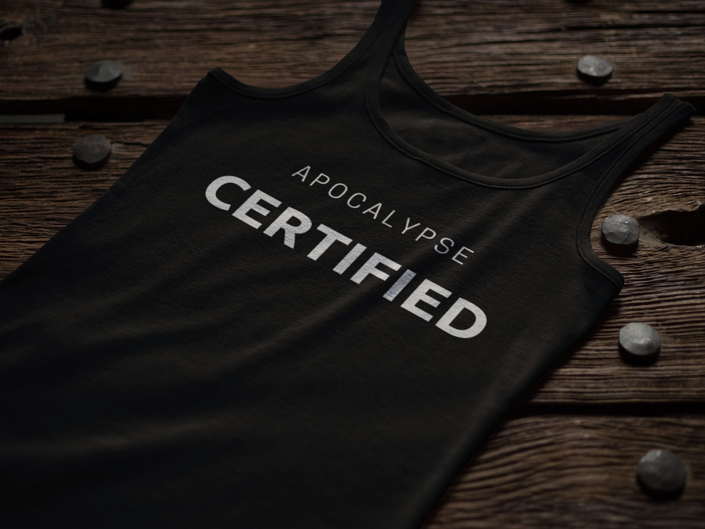 Apocalypse Certified Zombie fan tank top (unisex) shirt - Zombie Apocalypse Survival Gift Shirt Active Classic