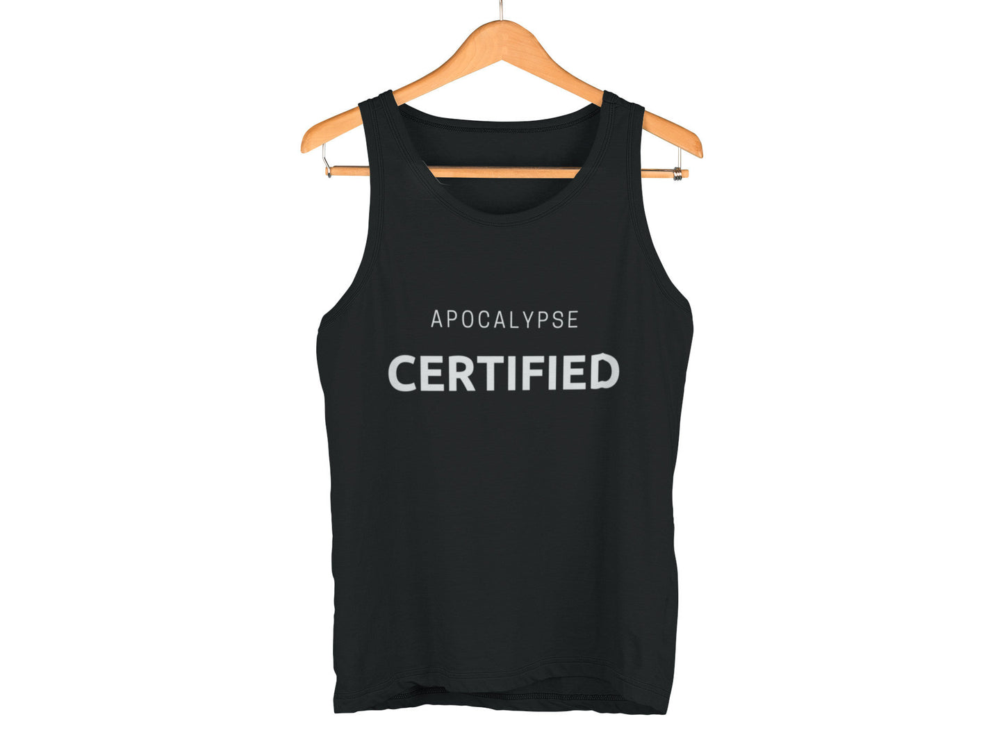 Apocalypse Certified Zombie fan tank top (unisex) shirt - Zombie Apocalypse Survival Gift Shirt Active Classic
