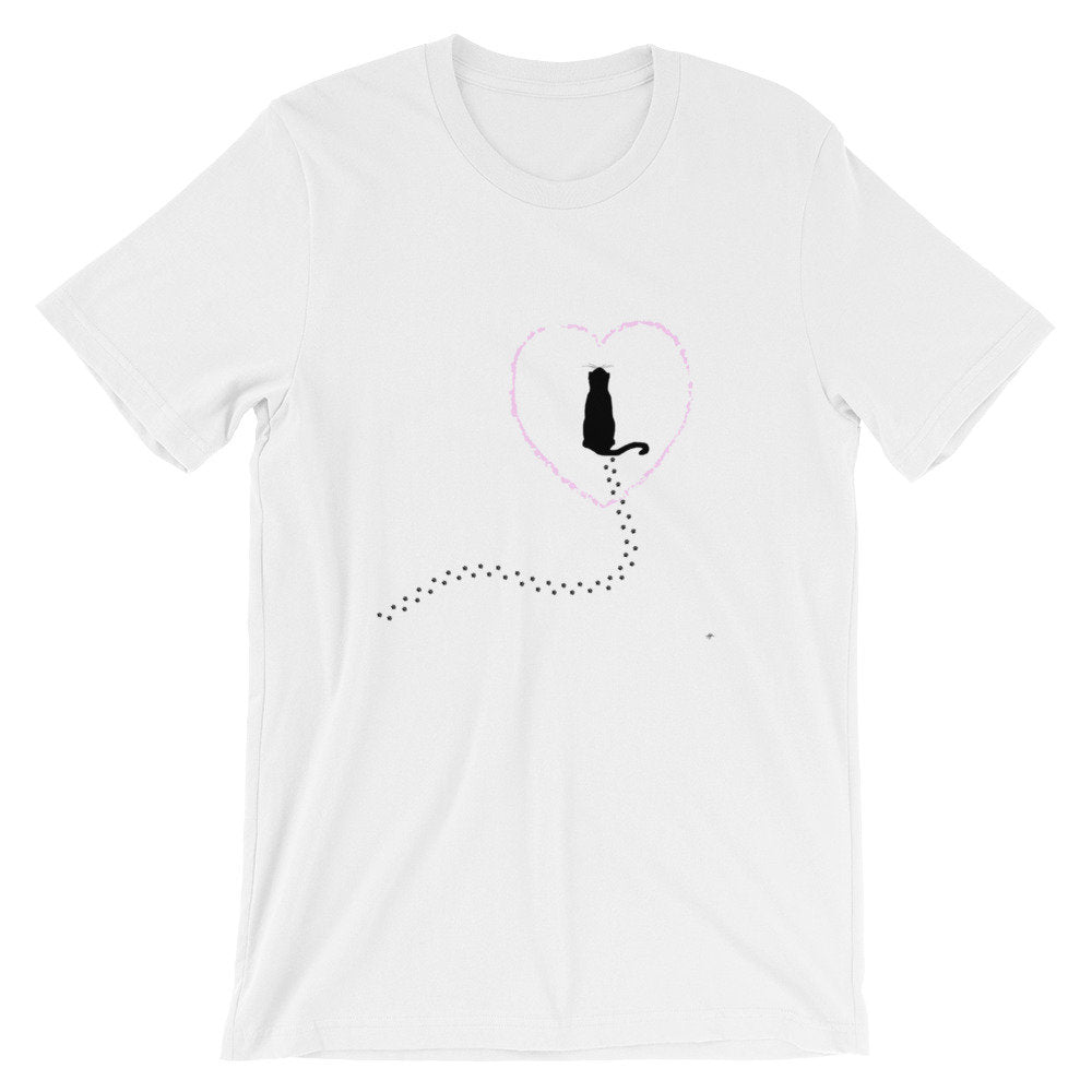 Kitty in Love Unisex T-Shirt