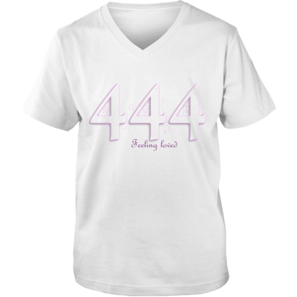 Numbers 444 Angels Make a Wish! Short-Sleeve Unisex T-Shirt Adult Unisex Vneck Tee