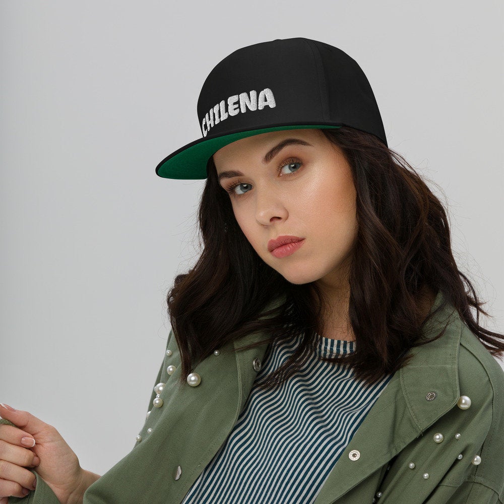 Chile Hat Chilena Flat Bill Cap Chilean Gift For Girl Chilean Gift for Grirl
