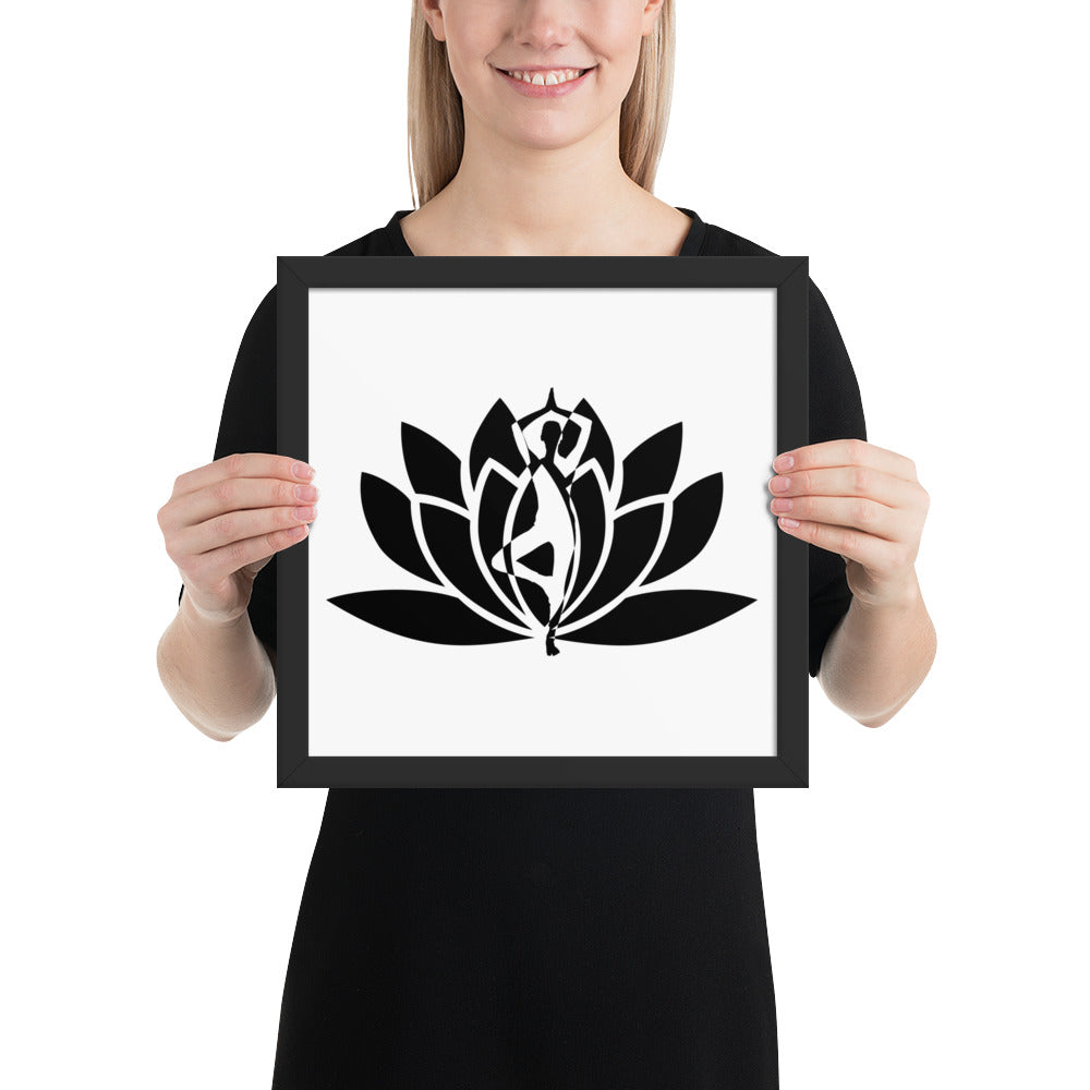 Yoga Fusion Framed photo paper poster